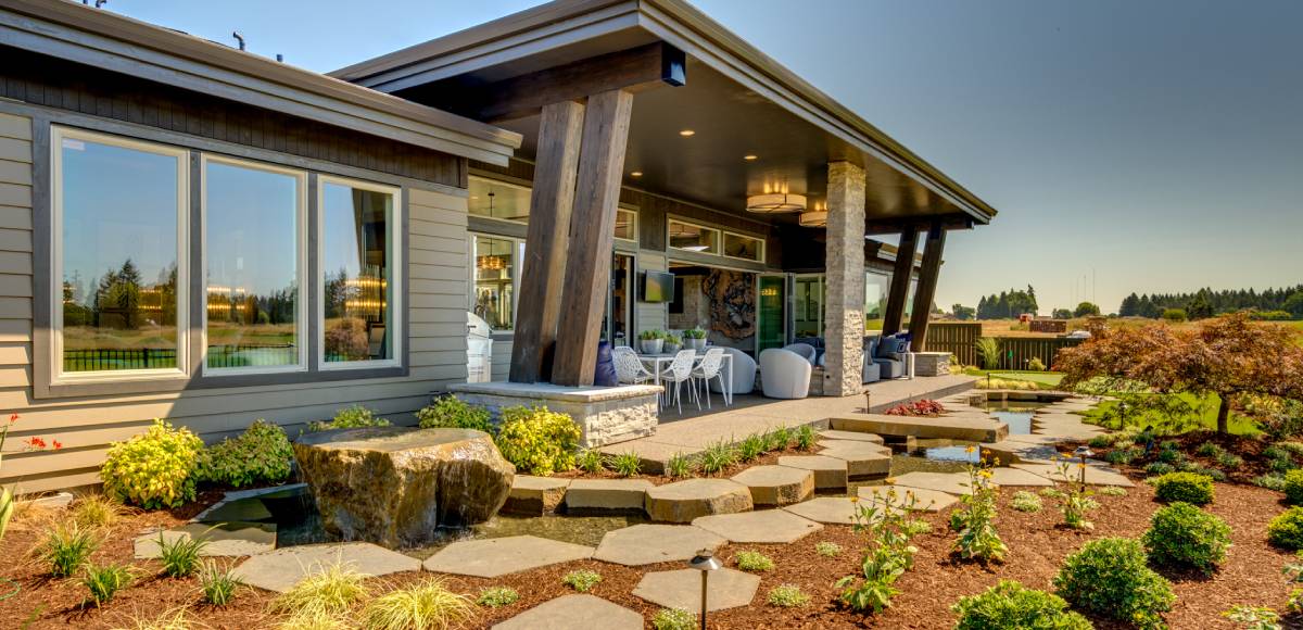 Covered veranda backyard How to Design Outdoor Living Space